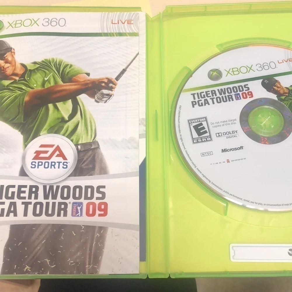 𝅺24. & 25. Tiger Woods PGA Tour 09 - Xbox 360